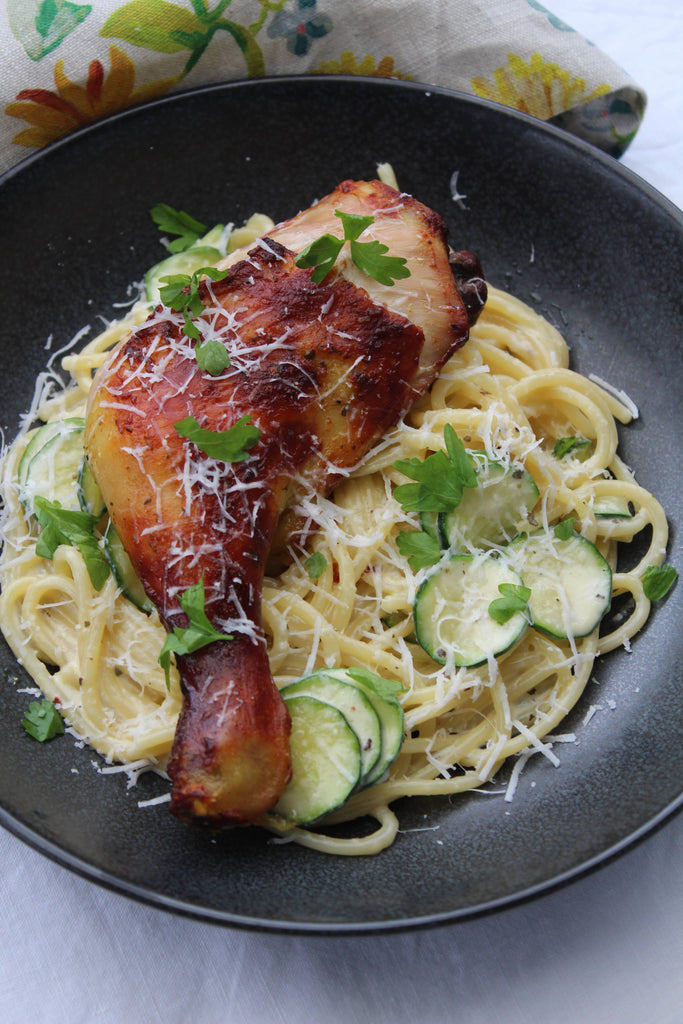 Creamy Lemon & Herb Chicken Pasta | Magills