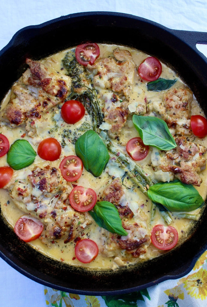 Creamy Chicken w Tomato & Basil | Magills