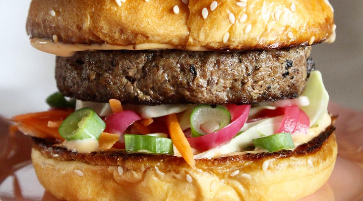Hereford Beef & Kimchi Burger with Spicy Mayo