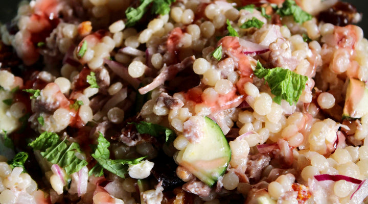 Pulled Lamb, Feta & Date Cous Cous