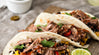 Magills Pulled Beef Soft Taco with Black Beans & Rice
