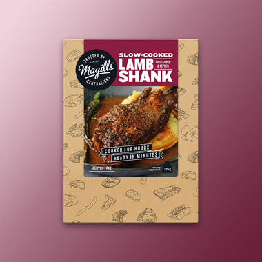 Slow Cooked Lamb Foreshank - Seasoned 325gm