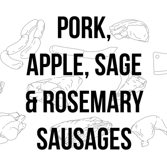 Pork, Apple, Sage & Rosemary Sausages